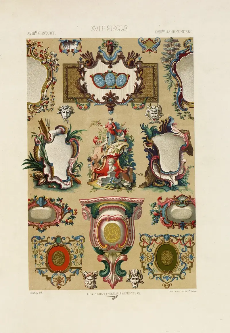 XVIII. století 8, Auguste Racinet