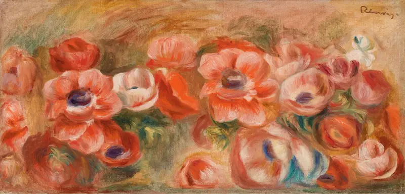 Anemony, 1912, Pierre-Auguste Renoir