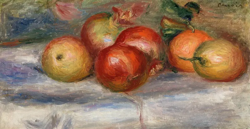 Jabłka, pomarańcza i cytryna, Pierre-Auguste Renoir