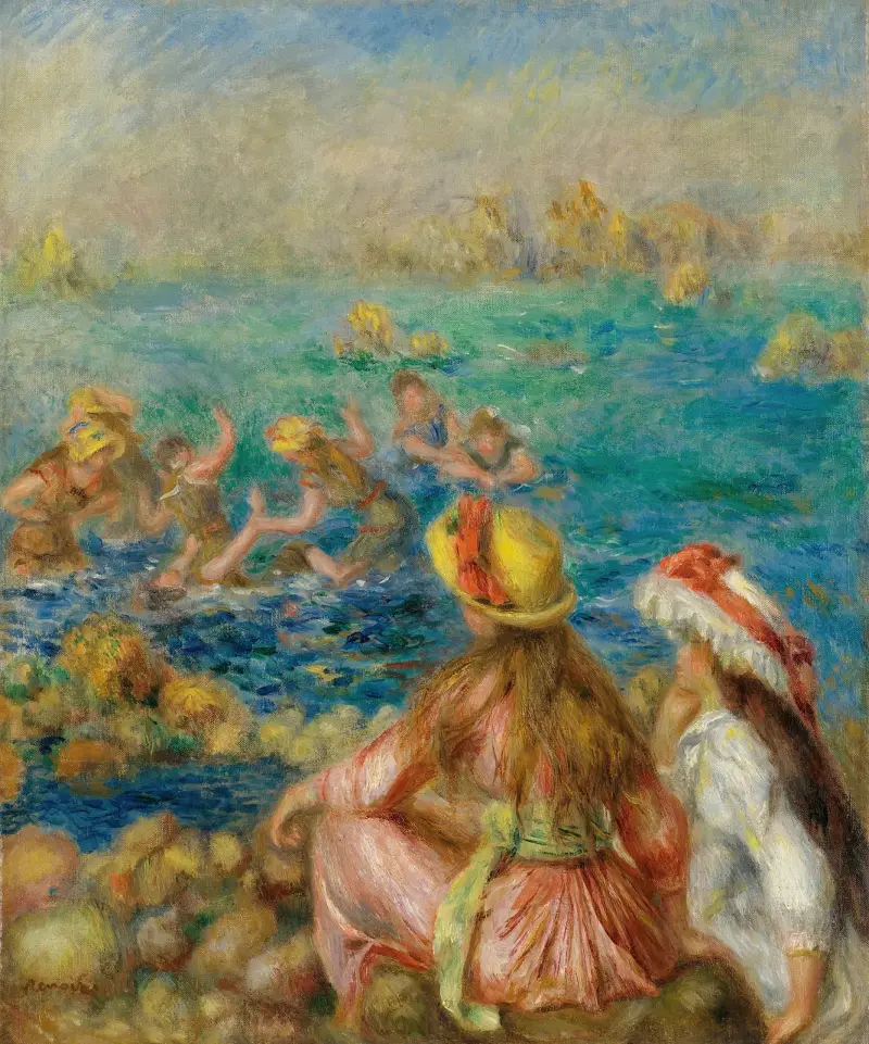 Koupající se ženy, 1892, Pierre-Auguste Renoir