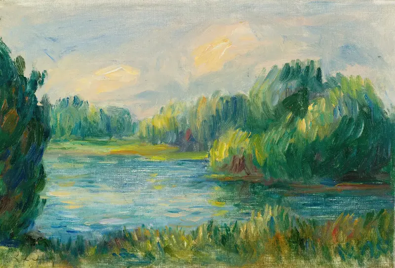 Flussufer von Pierre-Auguste Renoir
