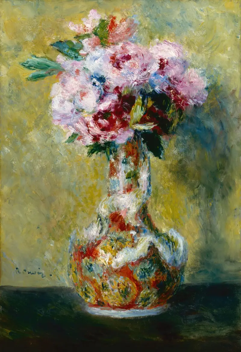 Bouquet in a Vase av Pierre-Auguste Renoir
