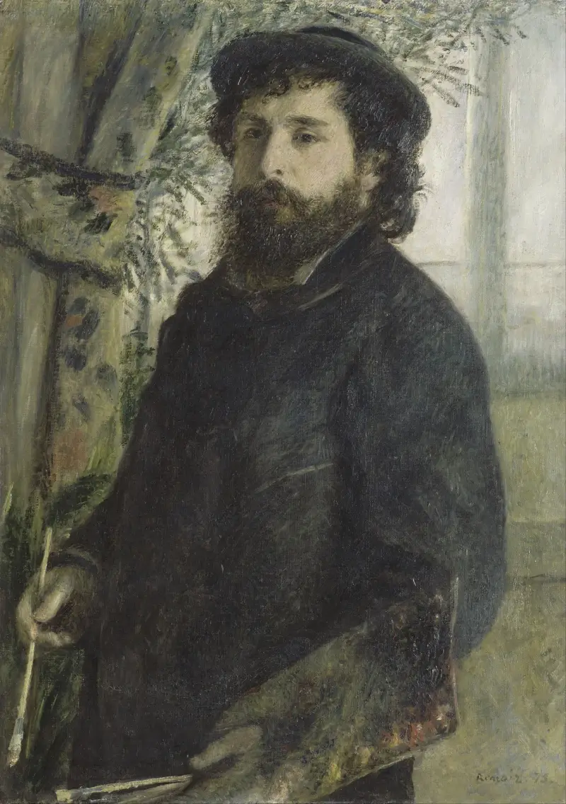 Claude Monet, 1875, Pierre-Auguste Renoir