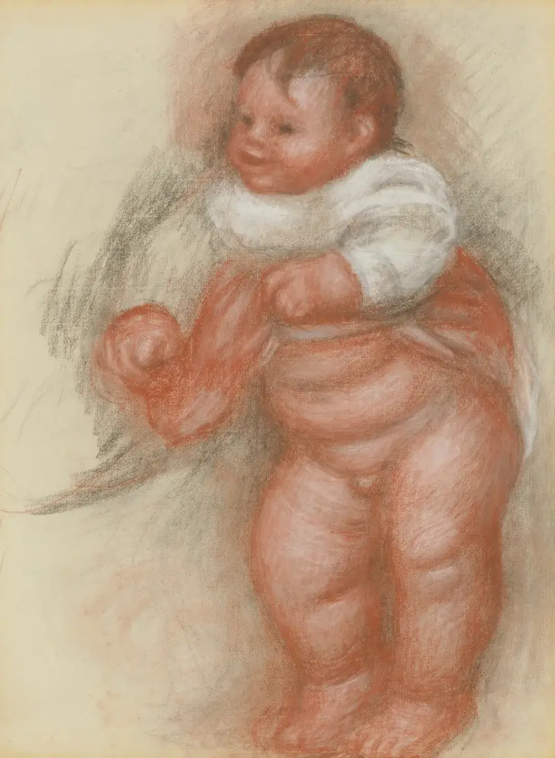 Stojące nagie dziecko, Pierre-Auguste Renoir