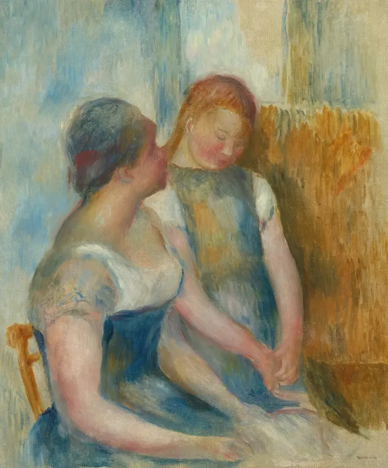 Rozhovor, 1890, Pierre-Auguste Renoir