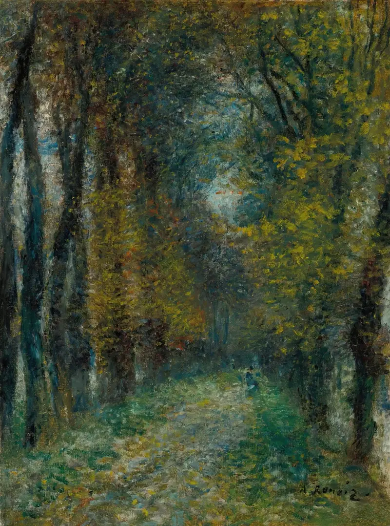 Die überdachte Allee von Pierre-Auguste Renoir
