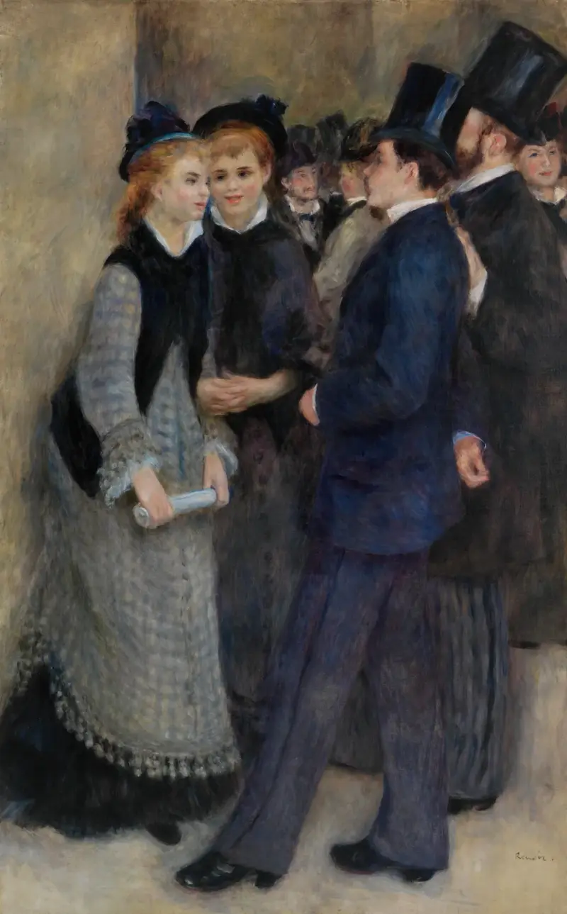 Odchod z konzervatoře, Pierre-Auguste Renoir