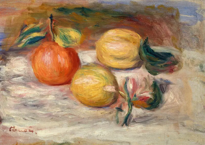 Zitronen und Orange von Pierre-Auguste Renoir