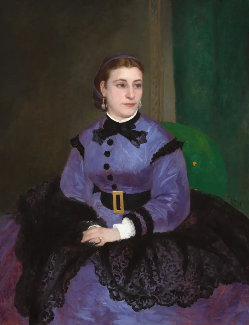 Mademoiselle Sicot av Pierre-Auguste Renoir