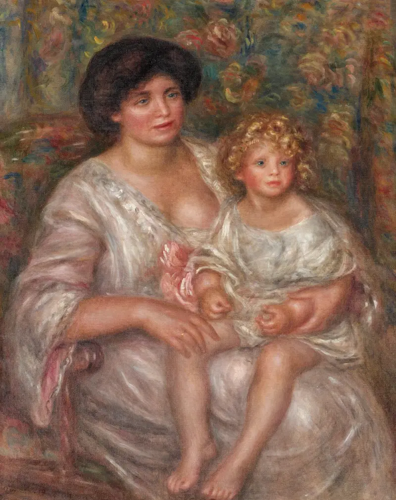 Mutter und Kind von Pierre-Auguste Renoir