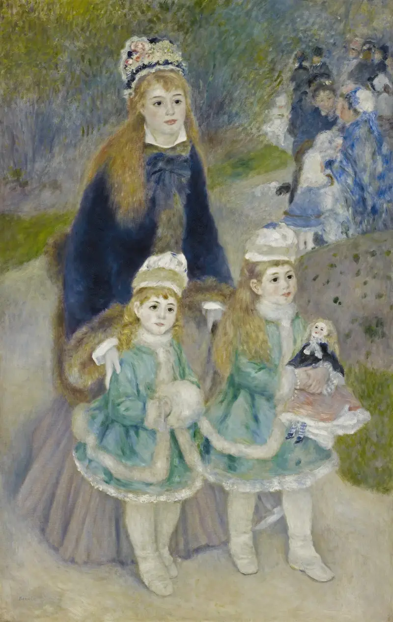 Mother and Children (La Promenade) av Pierre-Auguste Renoir