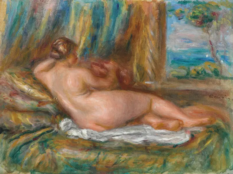 Ležící akt, 1914, Pierre-Auguste Renoir