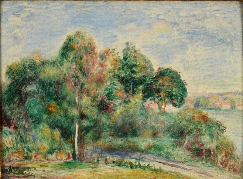 Krajina, 1890 – Nr. 2, Pierre-Auguste Renoir