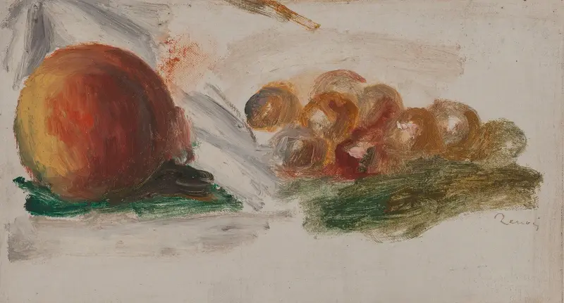 Brzoskwinie i winogrona, Pierre-Auguste Renoir