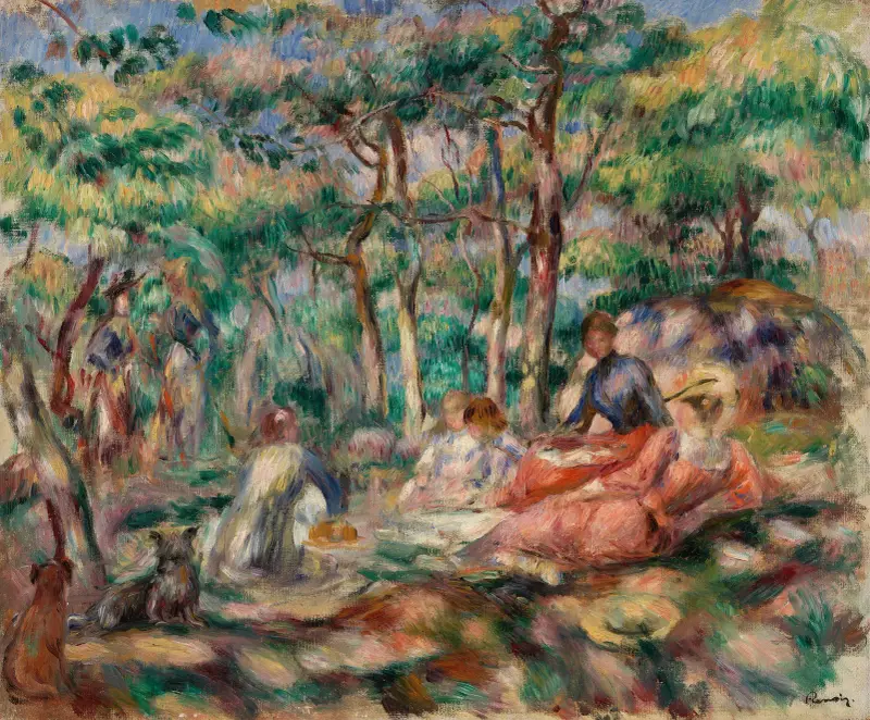 Piknik (Snídaně v trávě), Pierre-Auguste Renoir