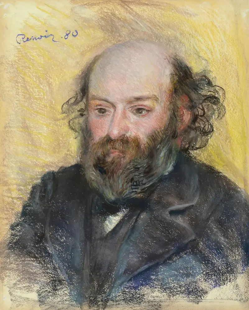 Portrét Cézanna, Pierre-Auguste Renoir
