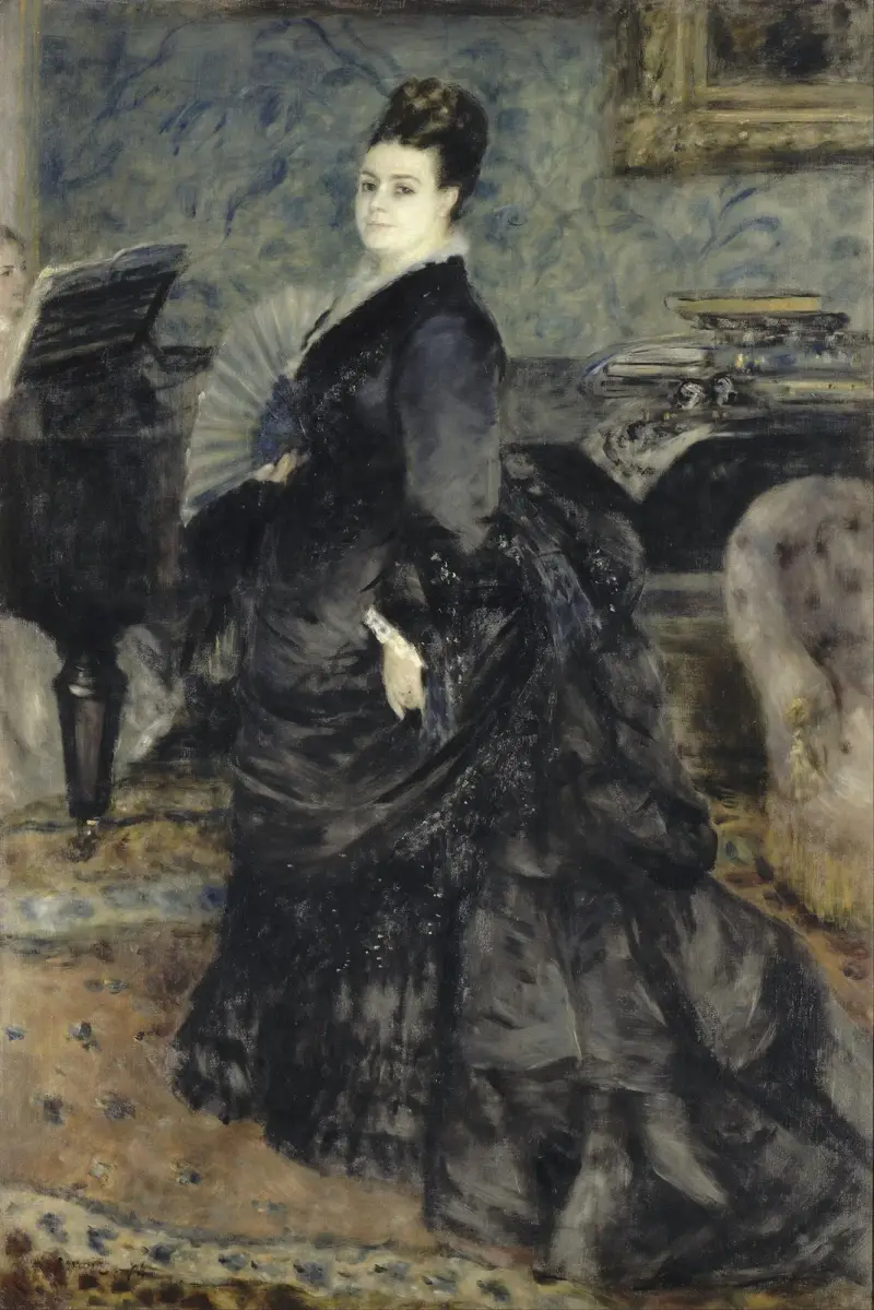 Portrait of a Woman, called of Mme Georges Hartmann av Pierre-Auguste Renoir