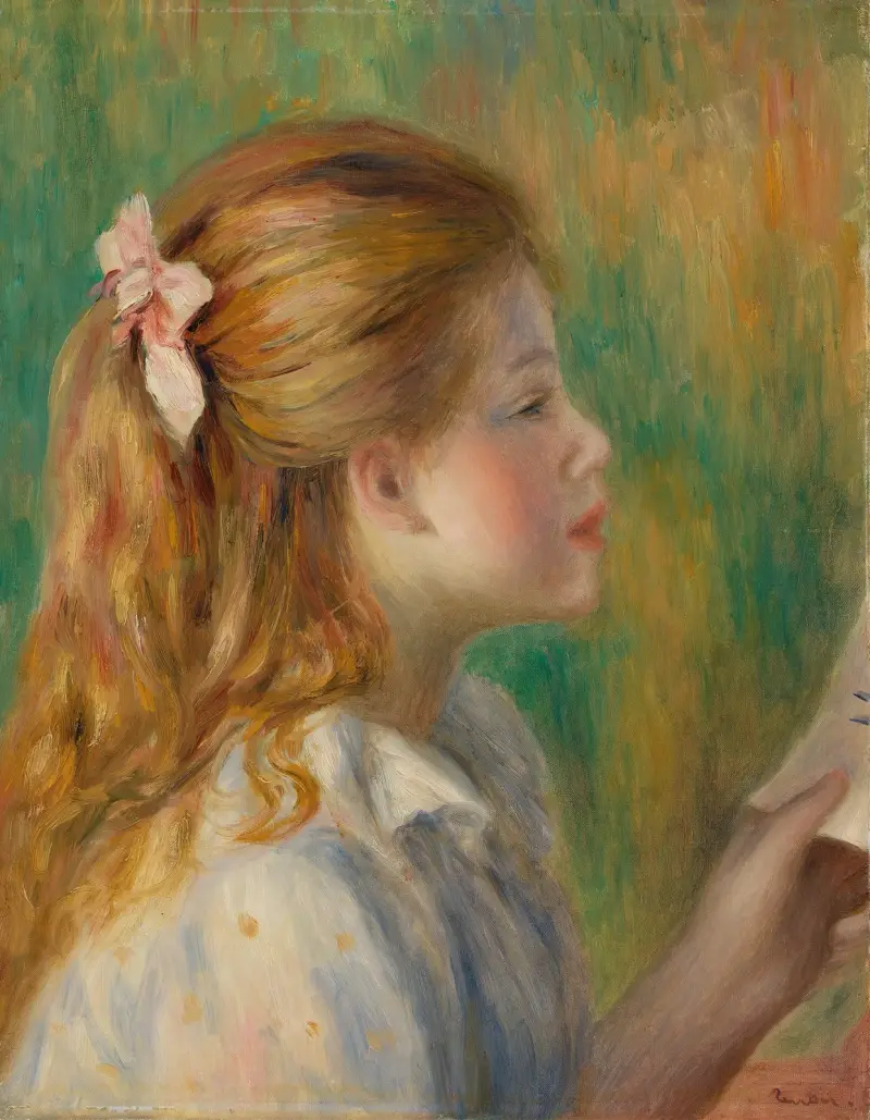 Čtení (La Lecture), Pierre-Auguste Renoir