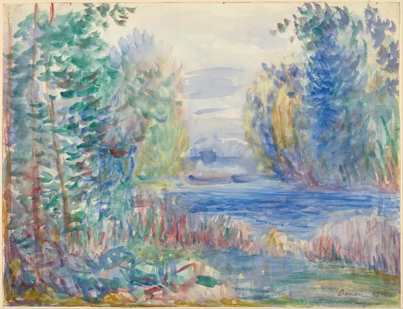 Říční krajina, Pierre-Auguste Renoir