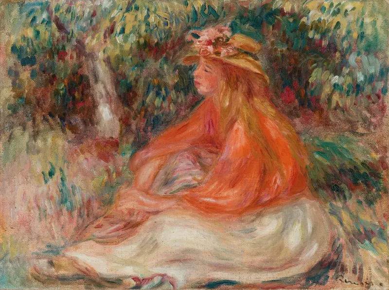 Seated Woman (Femme assise) av Pierre-Auguste Renoir