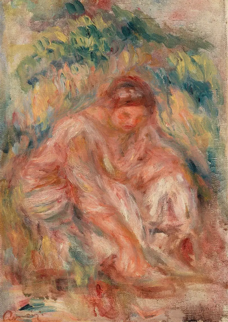 Sketch of a Woman (Esquisse de femme) av Pierre-Auguste Renoir