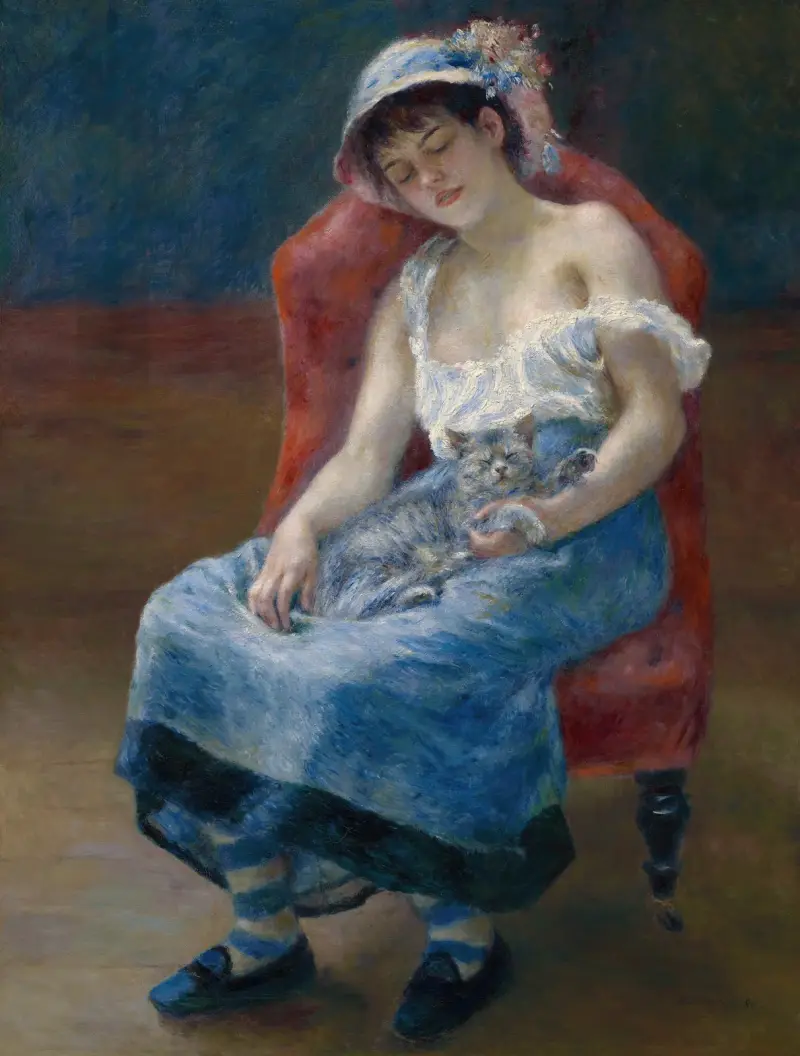 Schlafendes Mädchen von Pierre-Auguste Renoir