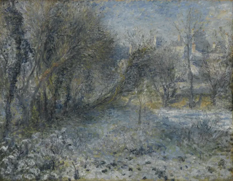 Zasněžená krajina, Pierre-Auguste Renoir