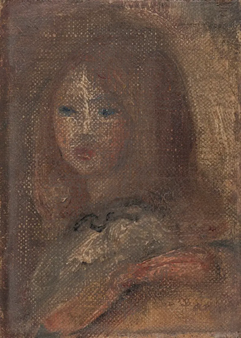 Mädchenkopf, 1917 von Pierre-Auguste Renoir