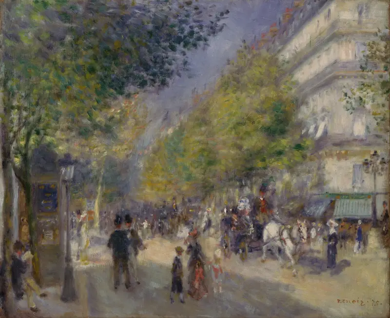 Les Grands Boulevards, Pierre-Auguste Renoir