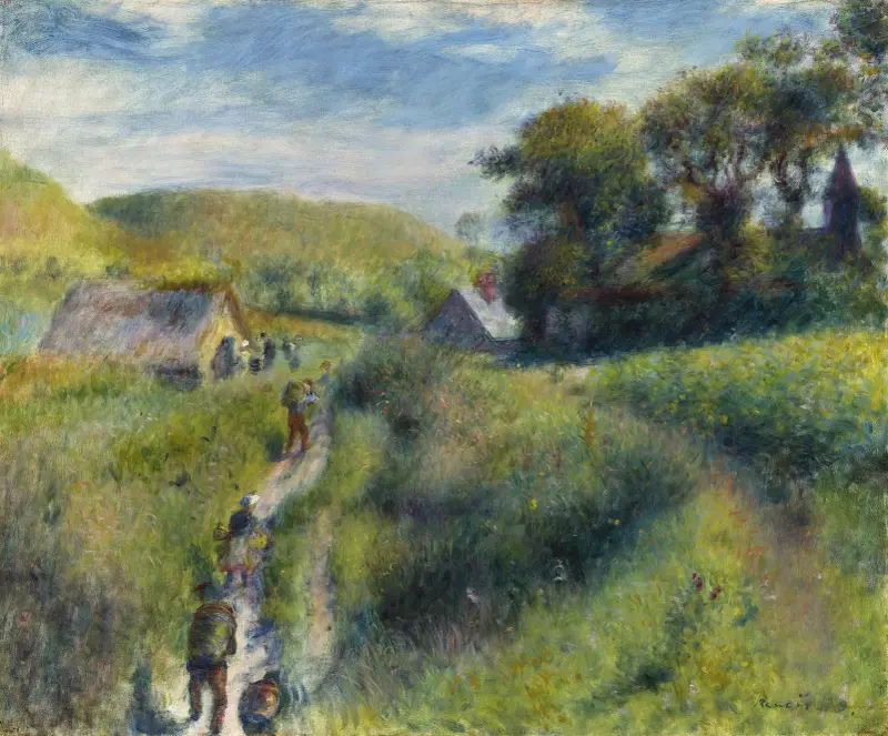 The Mussel Harvest av Pierre-Auguste Renoir