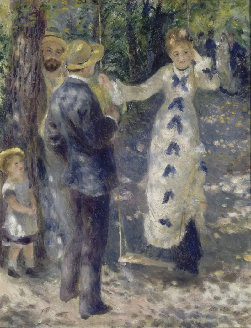 Houpačka, Pierre-Auguste Renoir