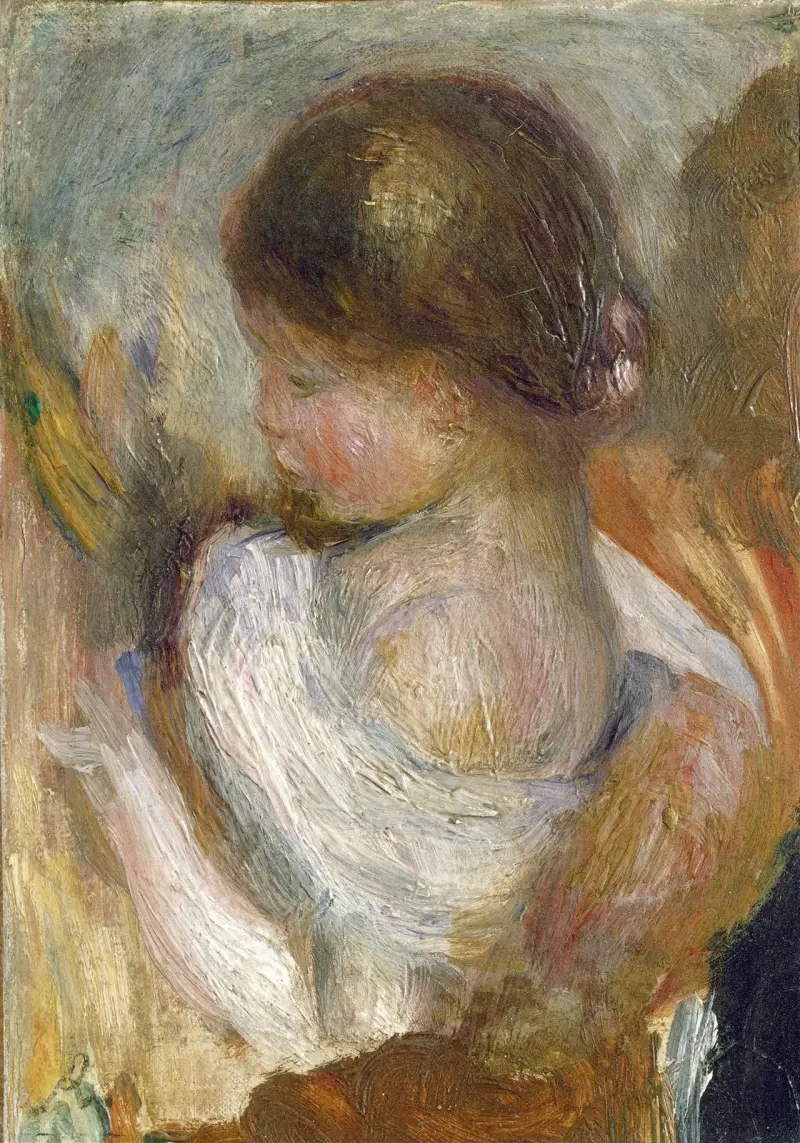 Young Girl Reading av Pierre-Auguste Renoir
