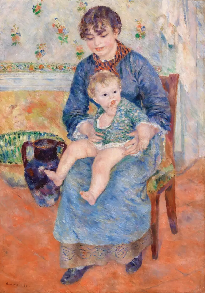 Junge Mutter von Pierre-Auguste Renoir