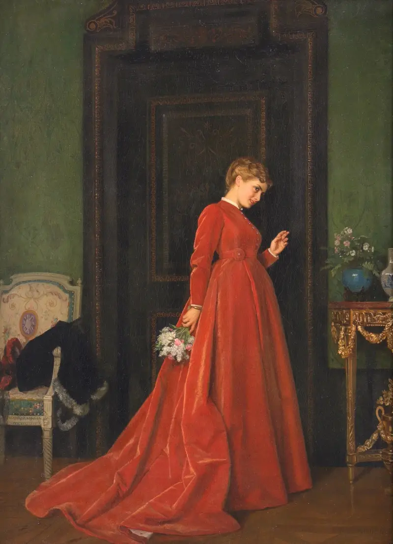 Ein sanftes Klopfen von Auguste Toulmouche