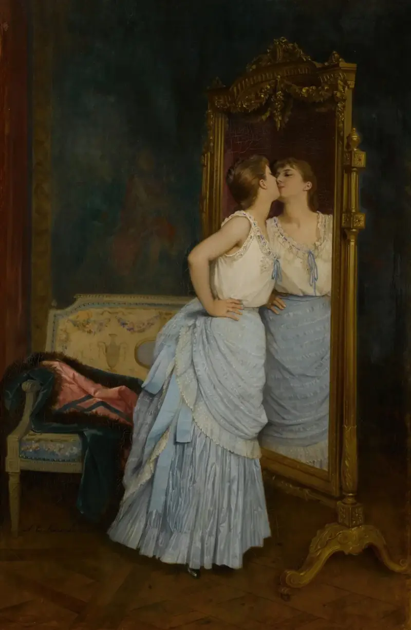 Der Spiegel von Auguste Toulmouche