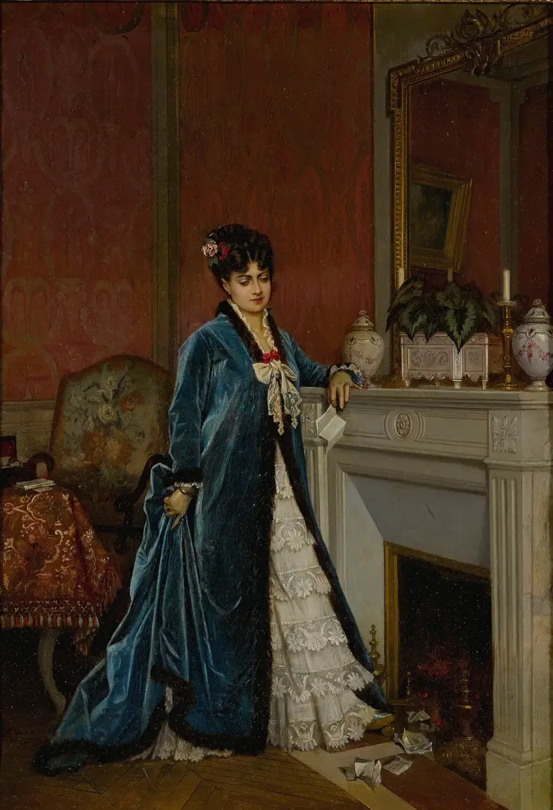 Wieści z daleka, Auguste Toulmouche