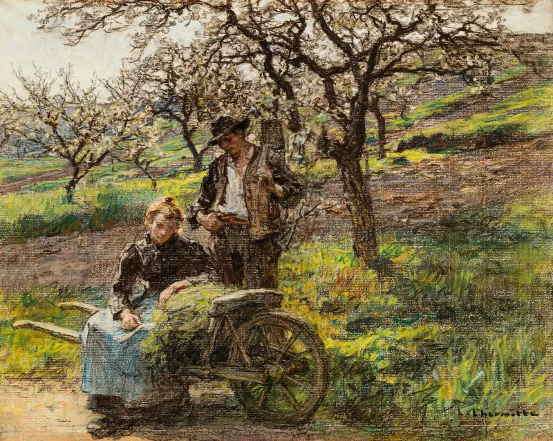 Idylle av Léon Augustin Lhermitte