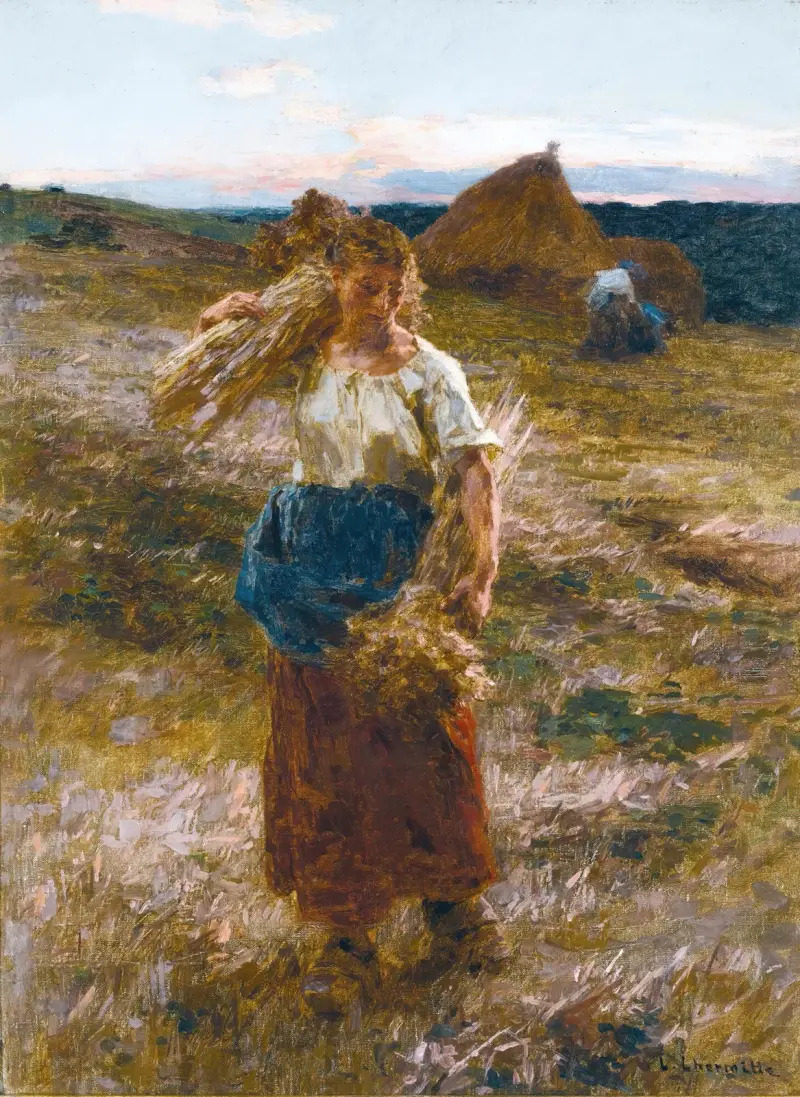 Sběračka klasů, Léon Augustin Lhermitte