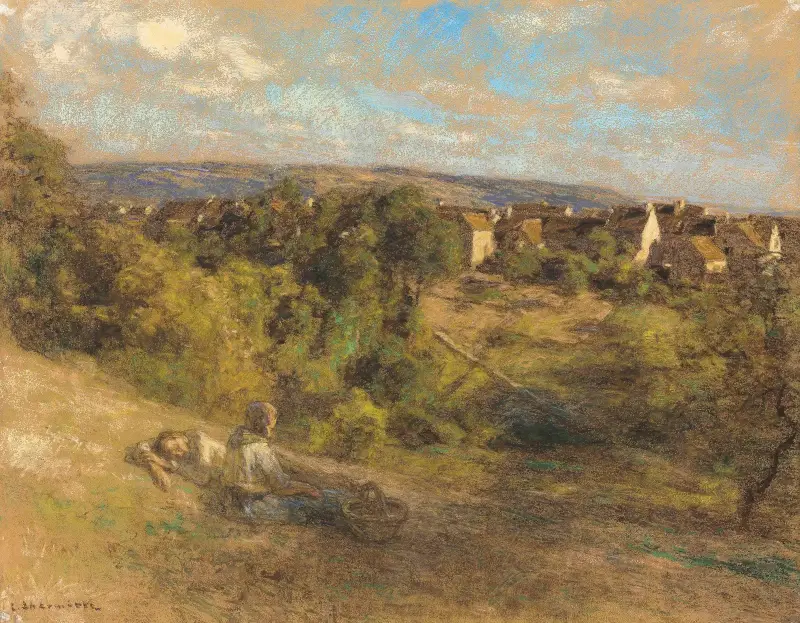 Böndernas vila av Léon Augustin Lhermitte
