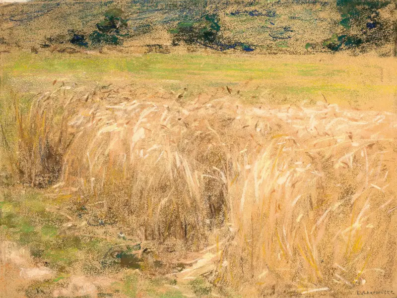 Vetefälten av Léon Augustin Lhermitte