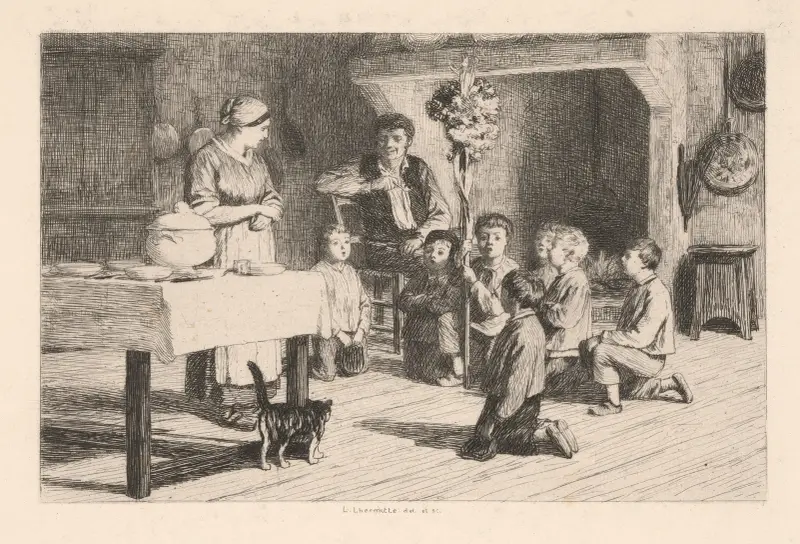 Svatý Mikuláš, Léon Augustin Lhermitte