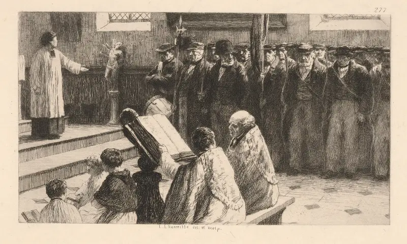 Święty Sebastian, Léon Augustin Lhermitte