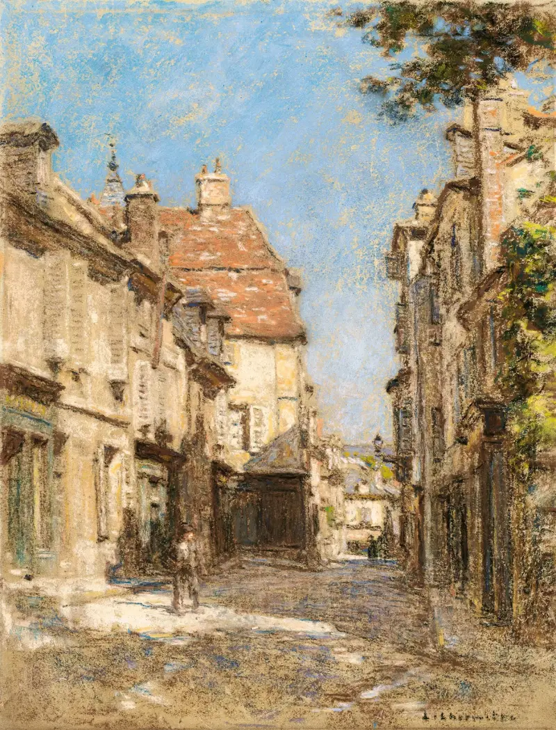 Gata i Bourges av Léon Augustin Lhermitte