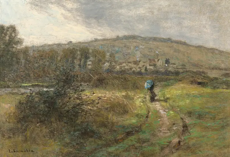 Det annalkande ovädret av Léon Augustin Lhermitte