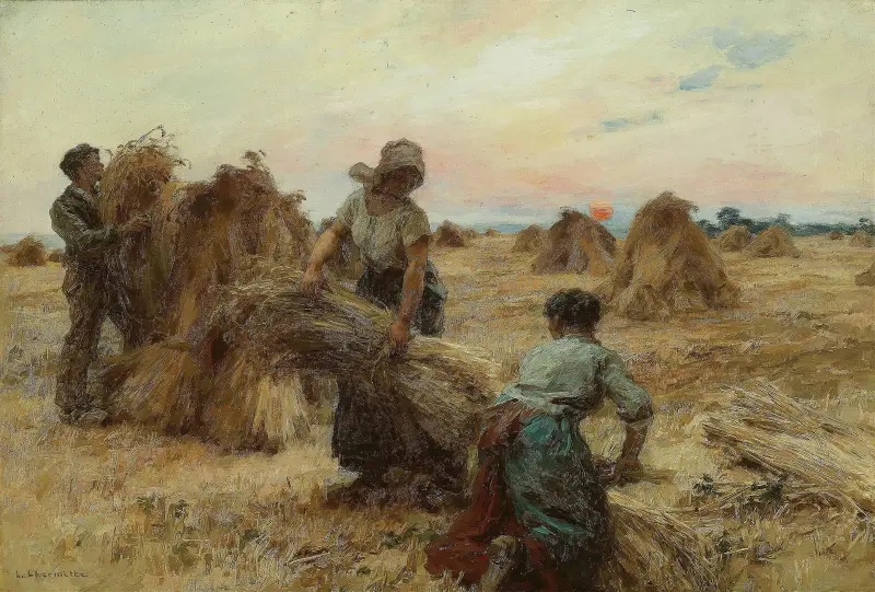 Skörden av Léon Augustin Lhermitte