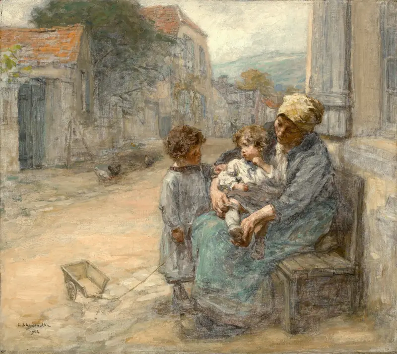 Systrarna av Léon Augustin Lhermitte