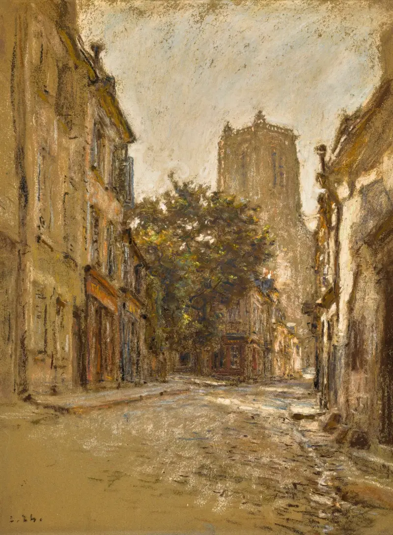 En gata i Bourges av Léon Augustin Lhermitte