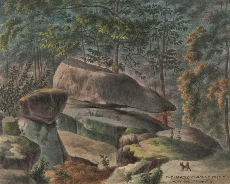 Cradle at Mount Rose, N.J., 3 miles west of Princeton av Augustus Köllner