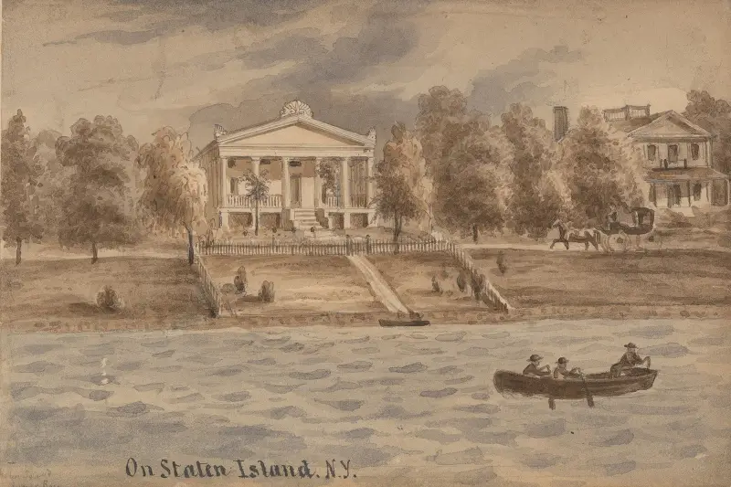Inner Bay, Staten Island, New York av Augustus Köllner