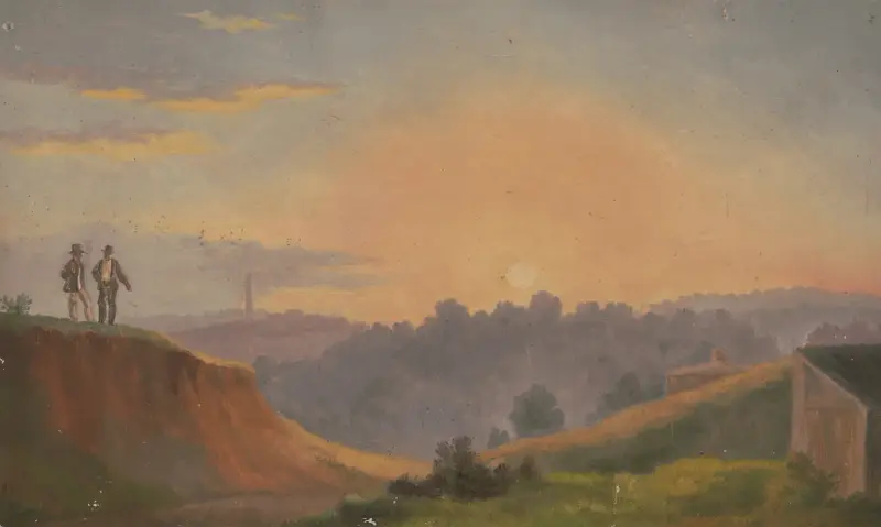 Near East Park, 27th and Brown streets, Philada. in 1871 av Augustus Köllner